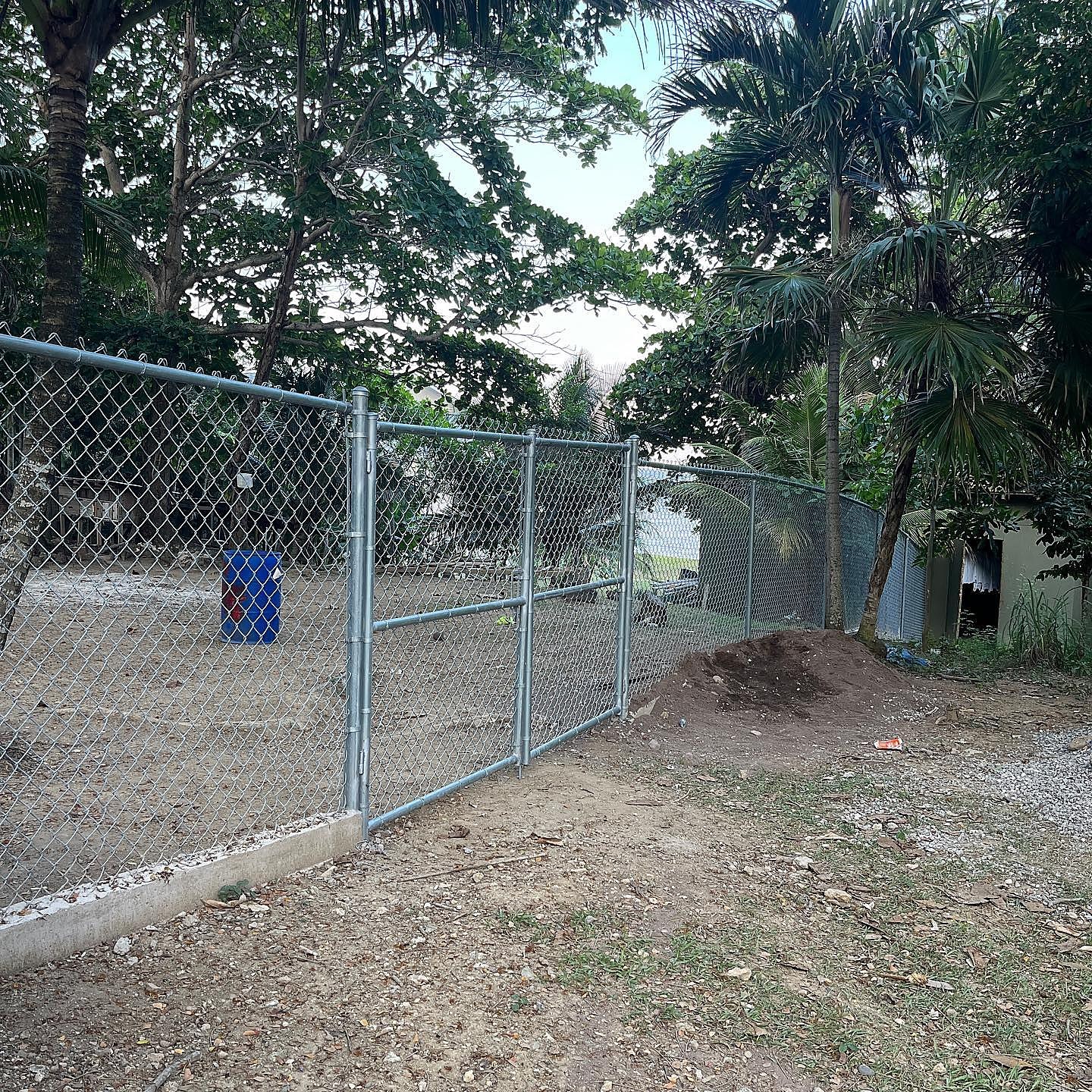 Prime Fencing & Roofing Systems on site in Jamaica